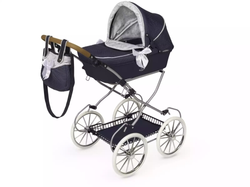 Doll cart with Vintage bag, DeCuevas (80044) / Doll House Furniture