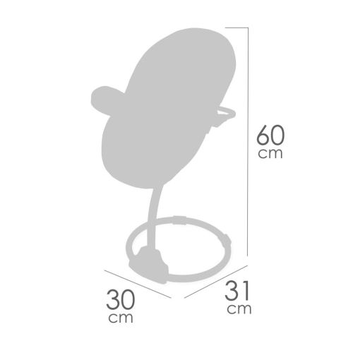 Toy feeding chair 3in1 Tulipe series, DeCuevas (51574) / Doll House Furniture № 4 Kids Republic Toy feeding chair 3in1 Tulipe series, DeCuevas (51574) / Doll House Furniture № 4