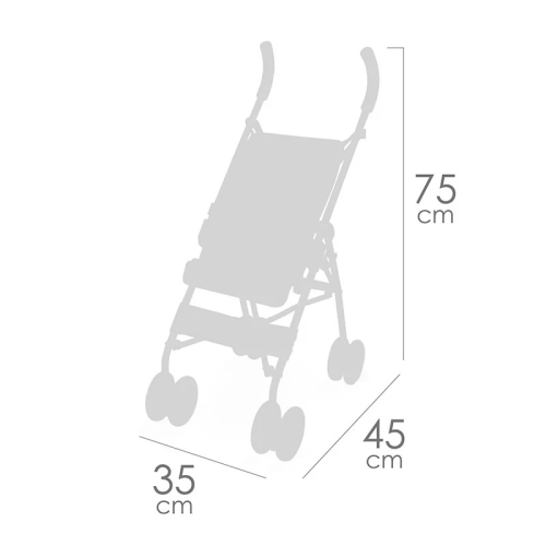 Doll stroller, DeCuevas (90173) / Doll House Furniture № 3 Kids Republic Doll stroller, DeCuevas (90173) / Doll House Furniture № 3