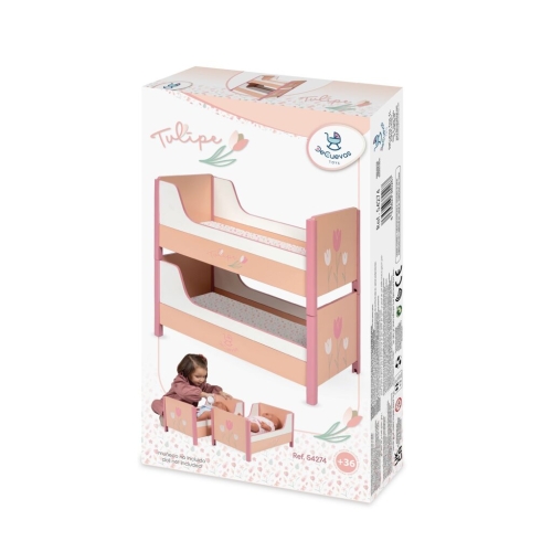 Folding wooden bunk bed for dolls, DeCuevas (54274) / Doll House Furniture № 4