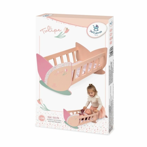 Wooden cradle for dolls Tulipe series, DeCuevas (55174) / Doll House Furniture № 3