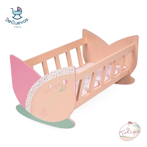 Wooden cradle for dolls Tulipe series, DeCuevas (55174) / Doll House Furniture