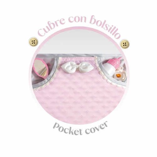 Doll stroller with bag and umbrella series Sophie, DeCuevas (85075) / Doll House Furniture № 4 Kids Republic Doll stroller with bag and umbrella series Sophie, DeCuevas (85075) / Doll House Furniture № 4