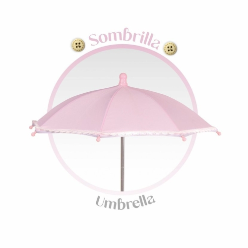 Doll stroller with bag and umbrella series Sophie, DeCuevas (85075) / Doll House Furniture № 5 Kids Republic Doll stroller with bag and umbrella series Sophie, DeCuevas (85075) / Doll House Furniture № 5