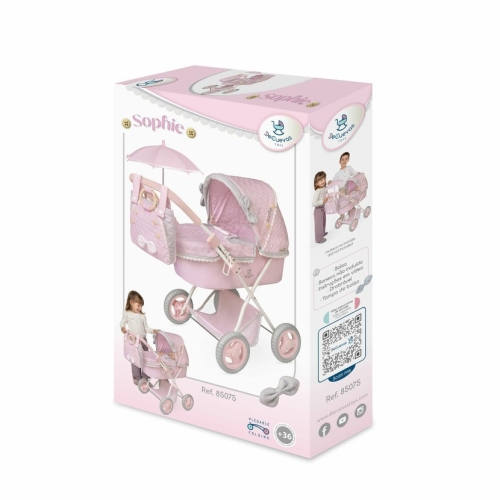 Doll stroller with bag and umbrella series Sophie, DeCuevas (85075) / Doll House Furniture № 7 Kids Republic Doll stroller with bag and umbrella series Sophie, DeCuevas (85075) / Doll House Furniture № 7