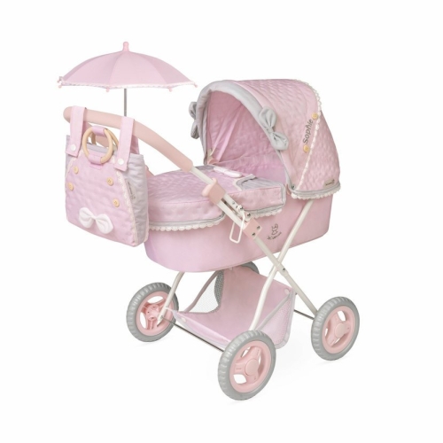 Doll stroller with bag and umbrella series Sophie, DeCuevas (85075) / Doll House Furniture Kids Republic Doll stroller with bag and umbrella series Sophie, DeCuevas (85075) / Doll House Furniture