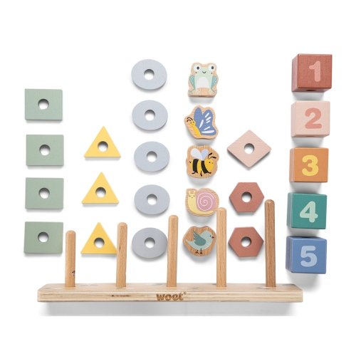 Count and sort game, New Classic Toys (10508) / Sorters and Pyramids № 4