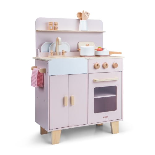 Mini-kitchen pink, New Classic Toys (11081) / Play Sets № 2 Kids Republic Mini-kitchen pink, New Classic Toys (11081) / Play Sets № 2