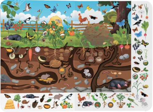 Книга Книга-картонка Большой иммельбух. Микромир, Кристалл Бук (71227) / Игрушки № 4 Kids Republic Книга Книга-картонка Большой иммельбух. Микромир, Кристалл Бук (71227) / Игрушки № 4