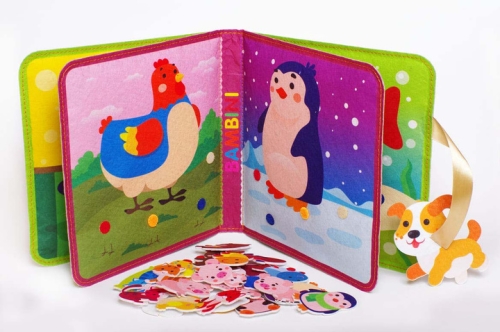 Фетрова книга Розумний малюк , Книжковий Хмарочос (03969) / Детская литература № 3 Kids Republic Фетрова книга Розумний малюк , Книжковий Хмарочос (03969) / Детская литература № 3