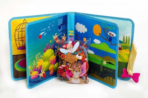 Фетрова книгаХто де живе ?, Книжковий Хмарочос (03976) / Детская литература № 3 Kids Republic Фетрова книгаХто де живе ?, Книжковий Хмарочос (03976) / Детская литература № 3