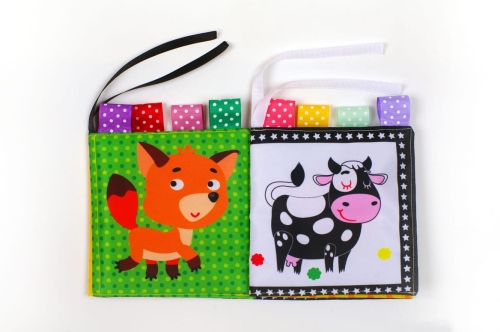 Soft book - sideboard Moo Cow, Book Skyscraper (04072) / Books for Children № 2 Kids Republic Soft book - sideboard Moo Cow, Book Skyscraper (04072) / Books for Children № 2