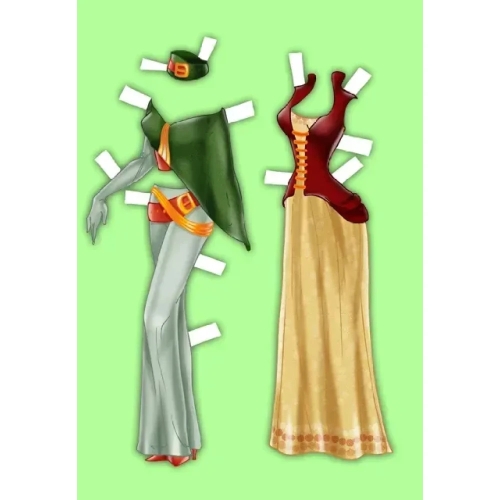 Книга одягни ляльку Супермодель Б, Книжковий Хмарочос (04119) / Детская литература № 2