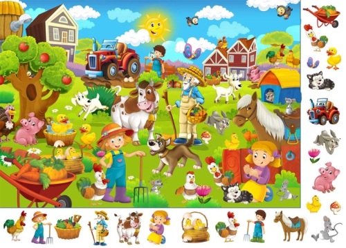 Book Cardboard book Big Wimmelbuch. The world around you (Ukrainian), Krystal Buk (67853) / Toys № 3 Kids Republic Book Cardboard book Big Wimmelbuch. The world around you (Ukrainian), Krystal Buk (67853) / Toys № 3