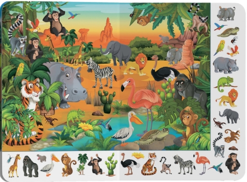 Book Cardboard book Big Wimmelbuch. Animals (Ukrainian), Crystal Buk (67860) / Toys № 4 Kids Republic Book Cardboard book Big Wimmelbuch. Animals (Ukrainian), Crystal Buk (67860) / Toys № 4