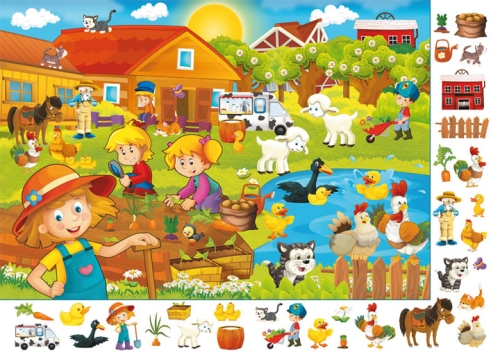 Книга Книга-картонка Великий виммельбух. Ферма (укр.), Кристал Бук (68157) / Іграшки № 4 Kids Republic Книга Книга-картонка Великий виммельбух. Ферма (укр.), Кристал Бук (68157) / Іграшки № 4