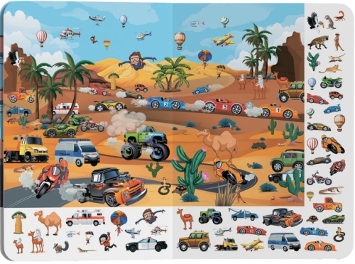 Книга Книга-картонка Великий виммельбух. Транспорт (укр.), Кристал Бук (68195) / Іграшки № 2