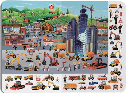 Книга Книга-картонка Великий виммельбух. Транспорт (укр.), Кристал Бук (68195) / Іграшки № 3