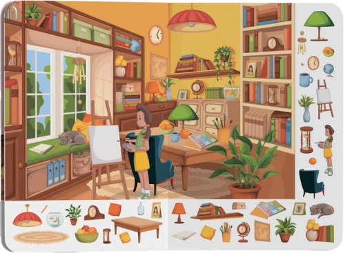 Книга Книга-картонка Великий виммельбух. Мій будинок (укр.), Кристал Бук (68232) / Іграшки № 6 Kids Republic Книга Книга-картонка Великий виммельбух. Мій будинок (укр.), Кристал Бук (68232) / Іграшки № 6