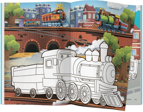 Книга Книжка з наліпками. Транспорт, Кристал Бук (69741) / Іграшки № 4 Kids Republic Книга Книжка з наліпками. Транспорт, Кристал Бук (69741) / Іграшки № 4