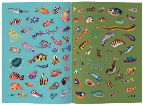 Meganalipkas book. Underwater world, Crystal Buk (71473) / Toys № 6 Kids Republic Meganalipkas book. Underwater world, Crystal Buk (71473) / Toys № 6