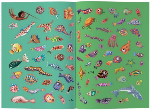 Meganalipkas book. Underwater world, Crystal Buk (71473) / Toys № 7 Kids Republic Meganalipkas book. Underwater world, Crystal Buk (71473) / Toys № 7