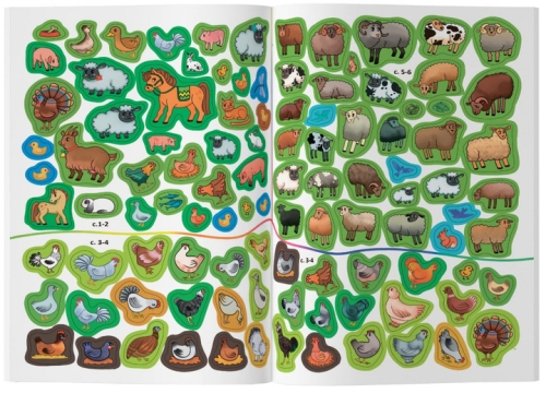 Книга Меганаліпки. На фермі, Кристал Бук (71824) / Іграшки № 4 Kids Republic Книга Меганаліпки. На фермі, Кристал Бук (71824) / Іграшки № 4