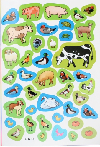 Книга Меганаліпки. На фермі, Кристал Бук (71824) / Іграшки № 6 Kids Republic Книга Меганаліпки. На фермі, Кристал Бук (71824) / Іграшки № 6