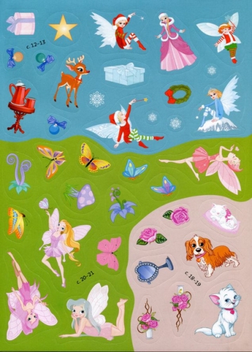 Book Book with stickers. Fairies and Princesses, Crystal Book (71985) / Toys № 5 Kids Republic Book Book with stickers. Fairies and Princesses, Crystal Book (71985) / Toys № 5