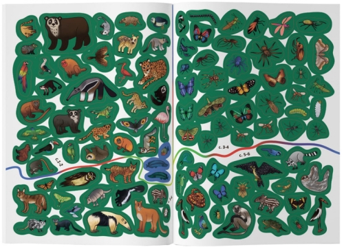 Книга Меганаліпки. У джунглях, Кристал Бук (72494) / Іграшки № 4 Kids Republic Книга Меганаліпки. У джунглях, Кристал Бук (72494) / Іграшки № 4