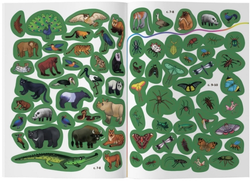 Книга Меганаліпки. У джунглях, Кристал Бук (72494) / Іграшки № 5 Kids Republic Книга Меганаліпки. У джунглях, Кристал Бук (72494) / Іграшки № 5