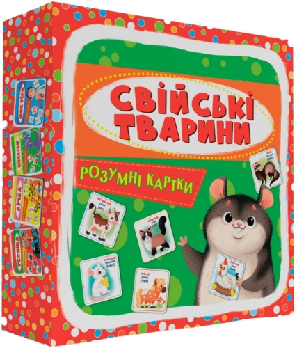 Smart cards. Family animals. 30 cards, Crystal Book (75358) / Toys № 2 Kids Republic Smart cards. Family animals. 30 cards, Crystal Book (75358) / Toys № 2