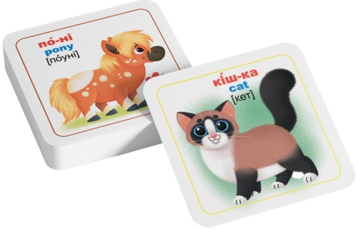 Smart cards. Family animals. 30 cards, Crystal Book (75358) / Toys № 3 Kids Republic Smart cards. Family animals. 30 cards, Crystal Book (75358) / Toys № 3