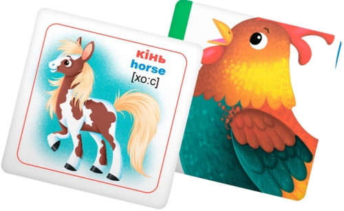 Smart cards. Family animals. 30 cards, Crystal Book (75358) / Toys № 7 Kids Republic Smart cards. Family animals. 30 cards, Crystal Book (75358) / Toys № 7