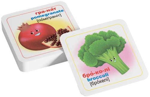 Розумні картки. Фрукти та овочі. 30 карток, Кристал Бук (75464) / Іграшки № 3