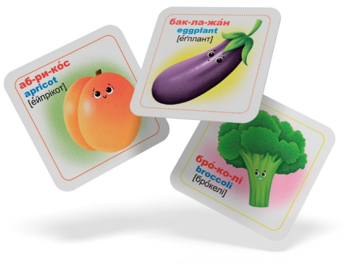 Розумні картки. Фрукти та овочі. 30 карток, Кристал Бук (75464) / Іграшки № 6