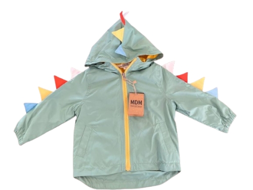 Windbreaker for a boy Dino, size 86-110cm, Midimod Gold (M52106ALA) / Clothes for Kids Kids Republic Windbreaker for a boy Dino, size 86-110cm, Midimod Gold (M52106ALA) / Clothes for Kids