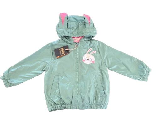 Вітровка для дівчинки Звірятко р.86-110см , Midimod Gold (M52143MINT) / Дитячий одяг