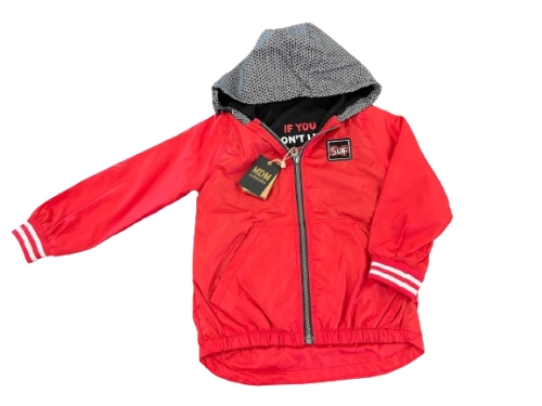 Windbreaker for a boy, size 116-134cm, Midimod Gold (M23206KIRMIZI) / Clothes for Kids Kids Republic Windbreaker for a boy, size 116-134cm, Midimod Gold (M23206KIRMIZI) / Clothes for Kids