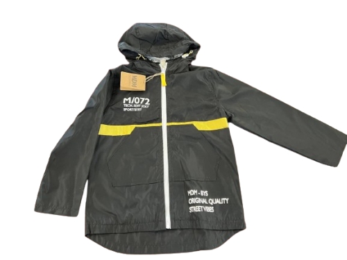 Windbreaker for a boy, size 140-158cm, Midimod Gold (M23243SIYAH) / Clothes for Kids