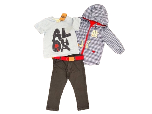 Stylish set for a boy, 86-110cm, Midimod Gold (M23558KLACIVERT) / Clothes for Kids Kids Republic Stylish set for a boy, 86-110cm, Midimod Gold (M23558KLACIVERT) / Clothes for Kids