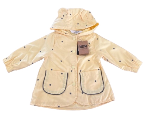 Raincoat for girls Koala, size 74-92cm, Midimod Gold (M23102SARI) / Clothes for Kids