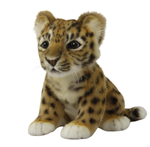 Мягкая игрушка Малыш амурского леопарда, Hansa,25 см, арт. 7297