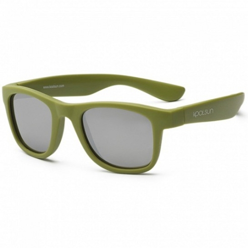 Koolsun® Детские солнцезащитные очки цвета хаки серии Wave (Размер: 1+)
