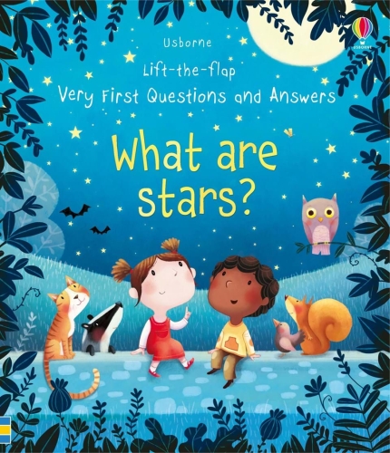 Детская книга Lift-the-flap Very First Questions and Answers What are stars?, Usborne, английский 3+ лет 12 стр