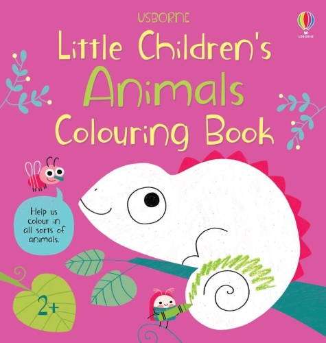 Usborne Книжка-раскраска с животными для маленьких детей