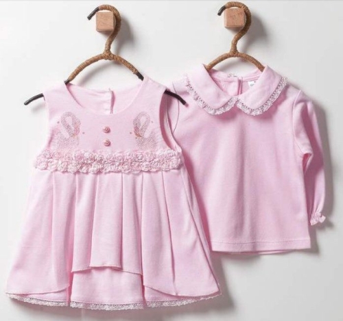 Платье для девочки Caramell розовый размер 62-68