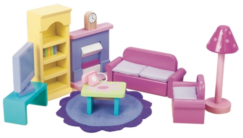 Мебель для кукольного домика Le Toy Van™ Гостиная Слива (SugarPlum Sitting Room), Англия