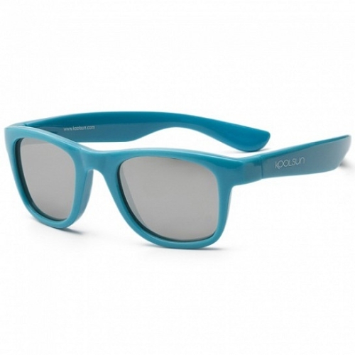 Koolsun® Детские солнцезащитные очки голубые серии Wave (Размер: 1+)