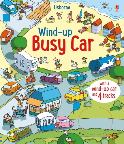 Usborne Интерактивная книга с игрушкой Автомобиль, серия WIND UP